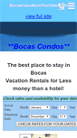 Mobile Screenshot of bocasvacationrentals.com